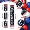 47-Inch Lighted Independence Day Porch Sign – Standing Wooden Welcome Sign for 4th of July – USA 250th Anniversary Patriotic Front Door Decor – Battery Operated LED Farmhouse Sign for Memorial Day & Outside Home